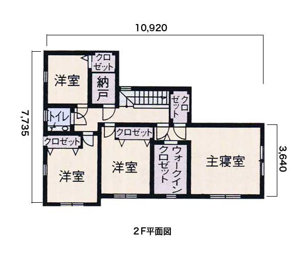 2階平面図