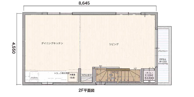 2階平面図