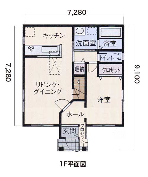 1階平面図