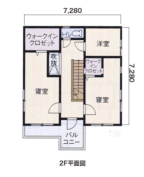 2階平面図