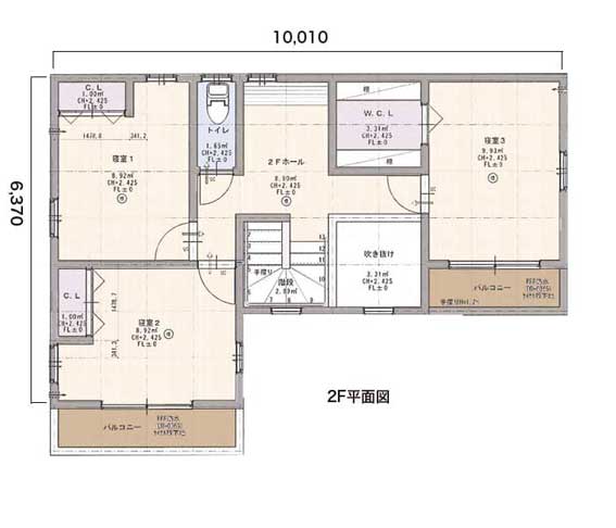 2階平面図