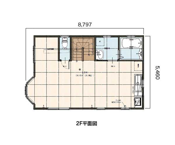 2階平面図