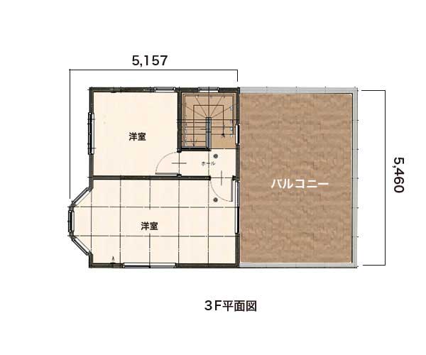 3階平面図