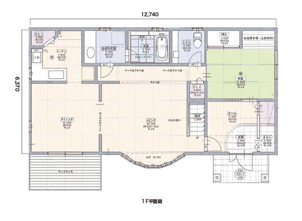 1階平面図